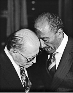 Anwar Sadat and Menachem Begin Talk Peace